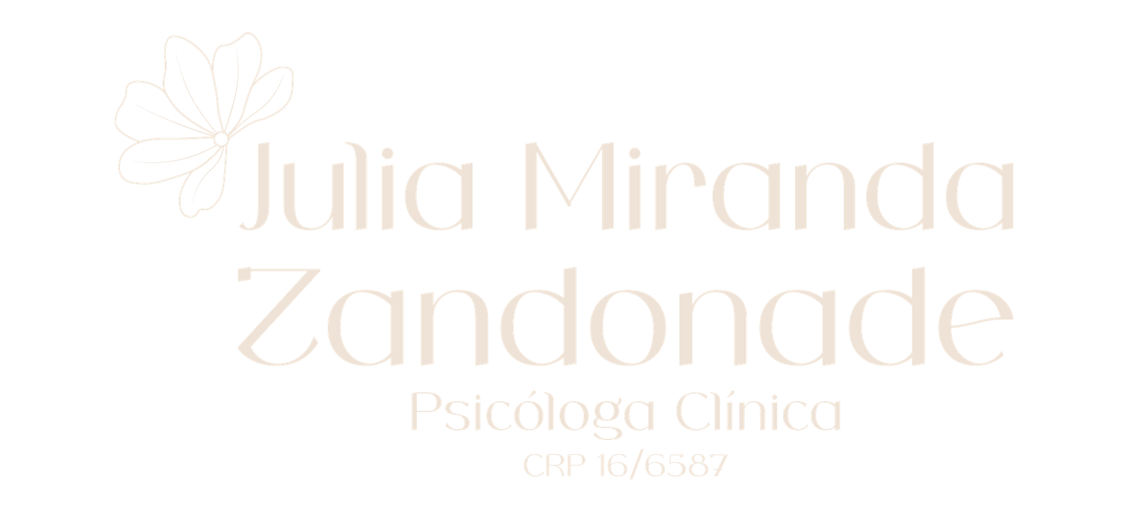 Julia Miranda Zandonade — Psicóloga Clínica — CRP 16/6587